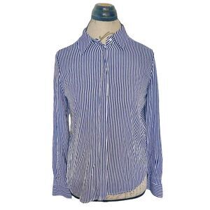 Philosophy Button Down Blouse Size Small Striped Minimalist Preppy Work Wear